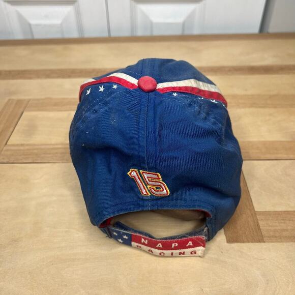 Vintage 90s Napa Racing #15 USA Racing Cap Adjustable Official Napa Supplier - Picture 4 of 8